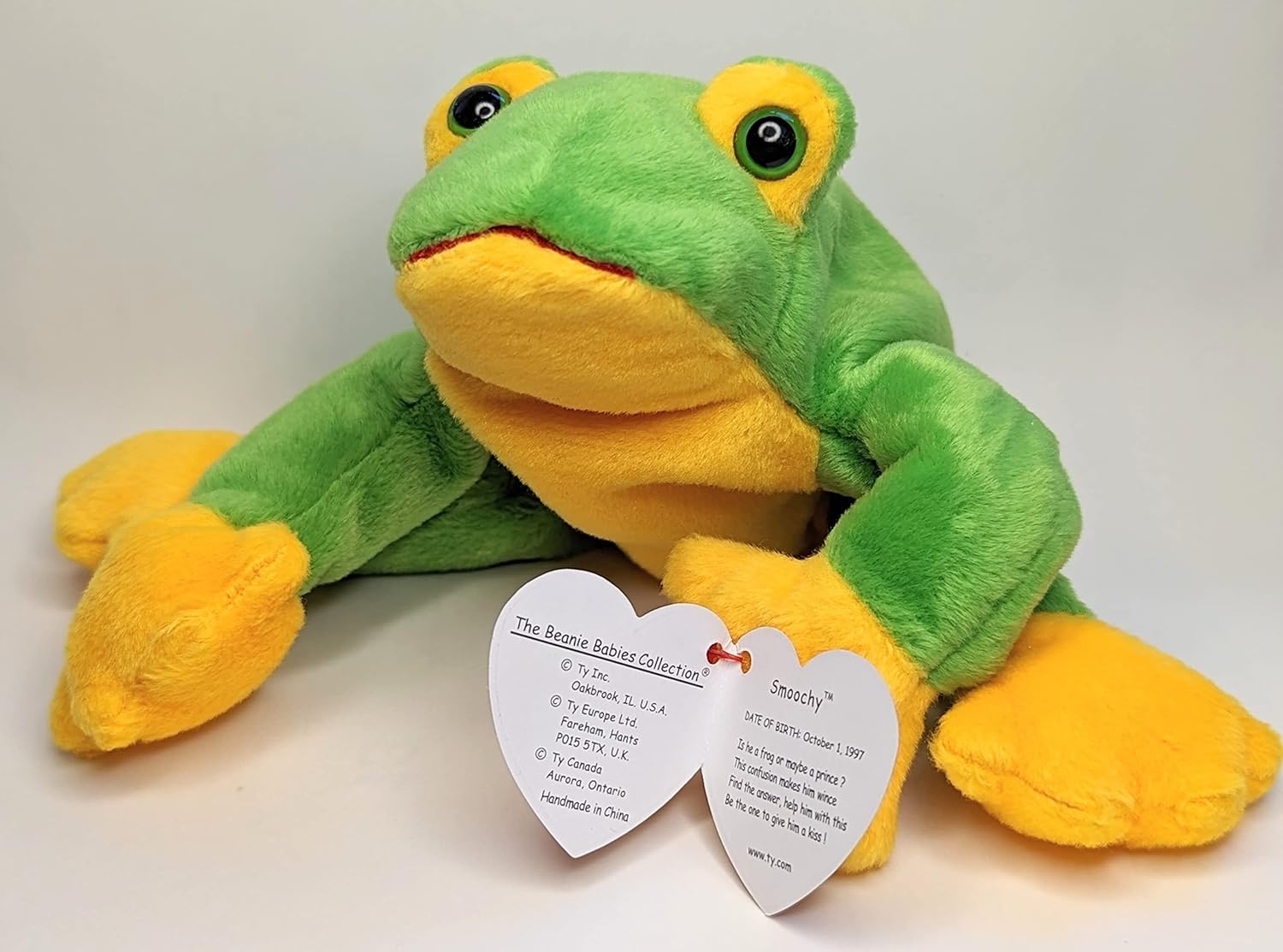 Amazon.com: BEANIE BABIES Ty Smoochy The Frog : Toys & Games