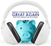 Almohadillas de repuesto premium AHG Accessory House Global compatibles con auriculares Sony WH-1000XM6 (negro) almohadillas de cuero proteico premium, instalación fácil, espuma suave de alta densidad 7