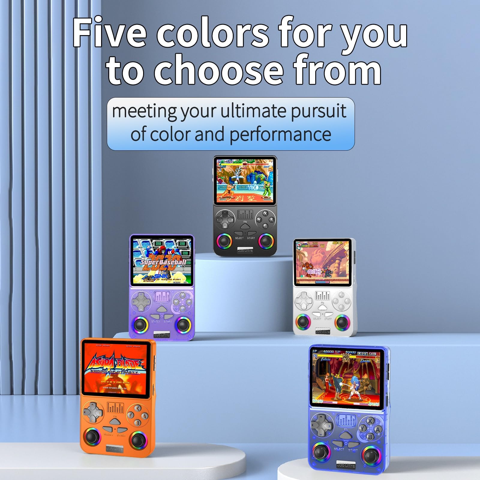 J36ultra Handheld Game Console, Global WiFi Online Battle, Wireless Colorful Upgrade, Dual Joystick Arcade