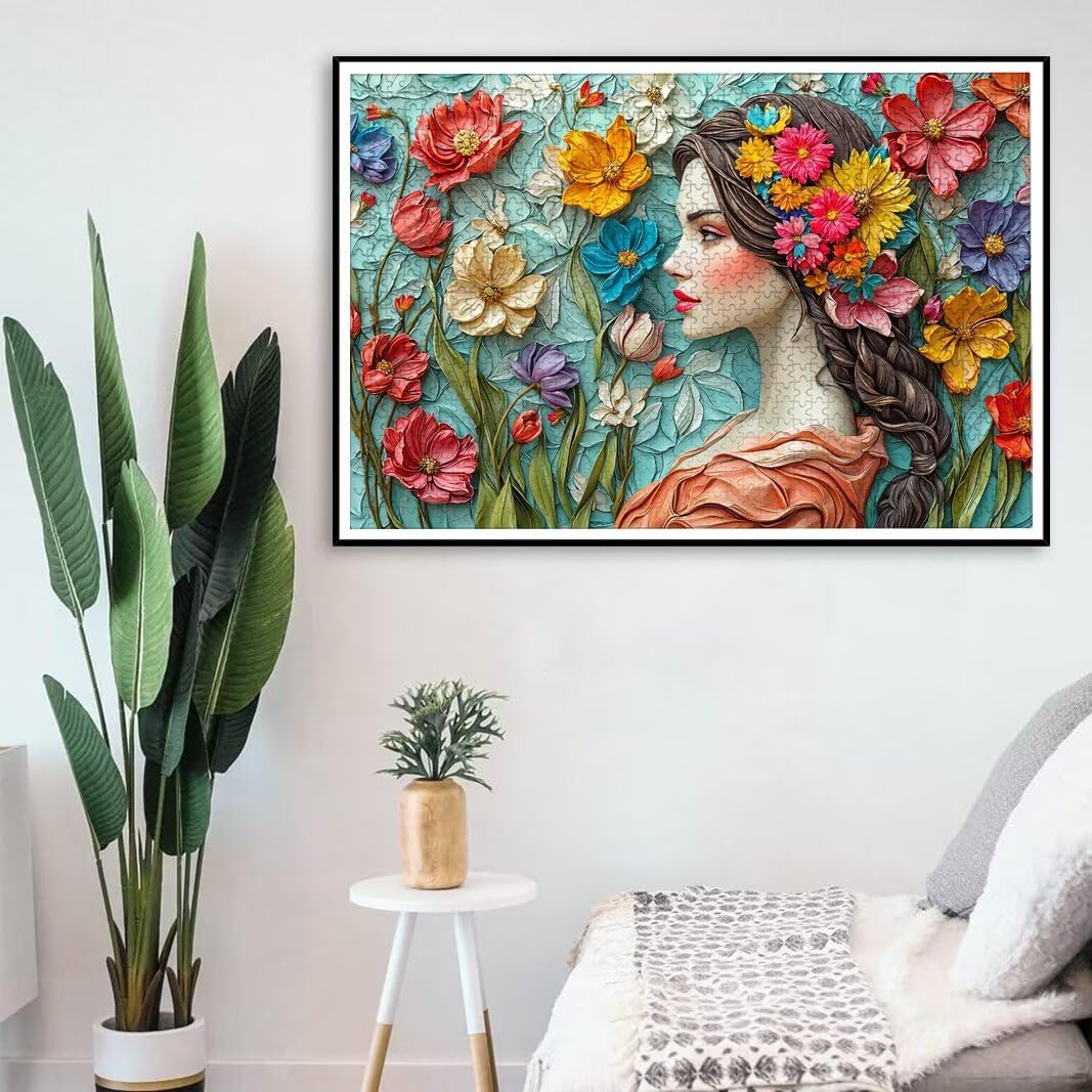 Puzzle Donna, Puzzle 2000 Pezzi Adulti per Decor, Regalo Donna/Uomo -8728