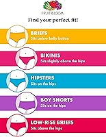 Vista 3 de Fruit of the Loom Multipacks de ropa interior de algodón para niña