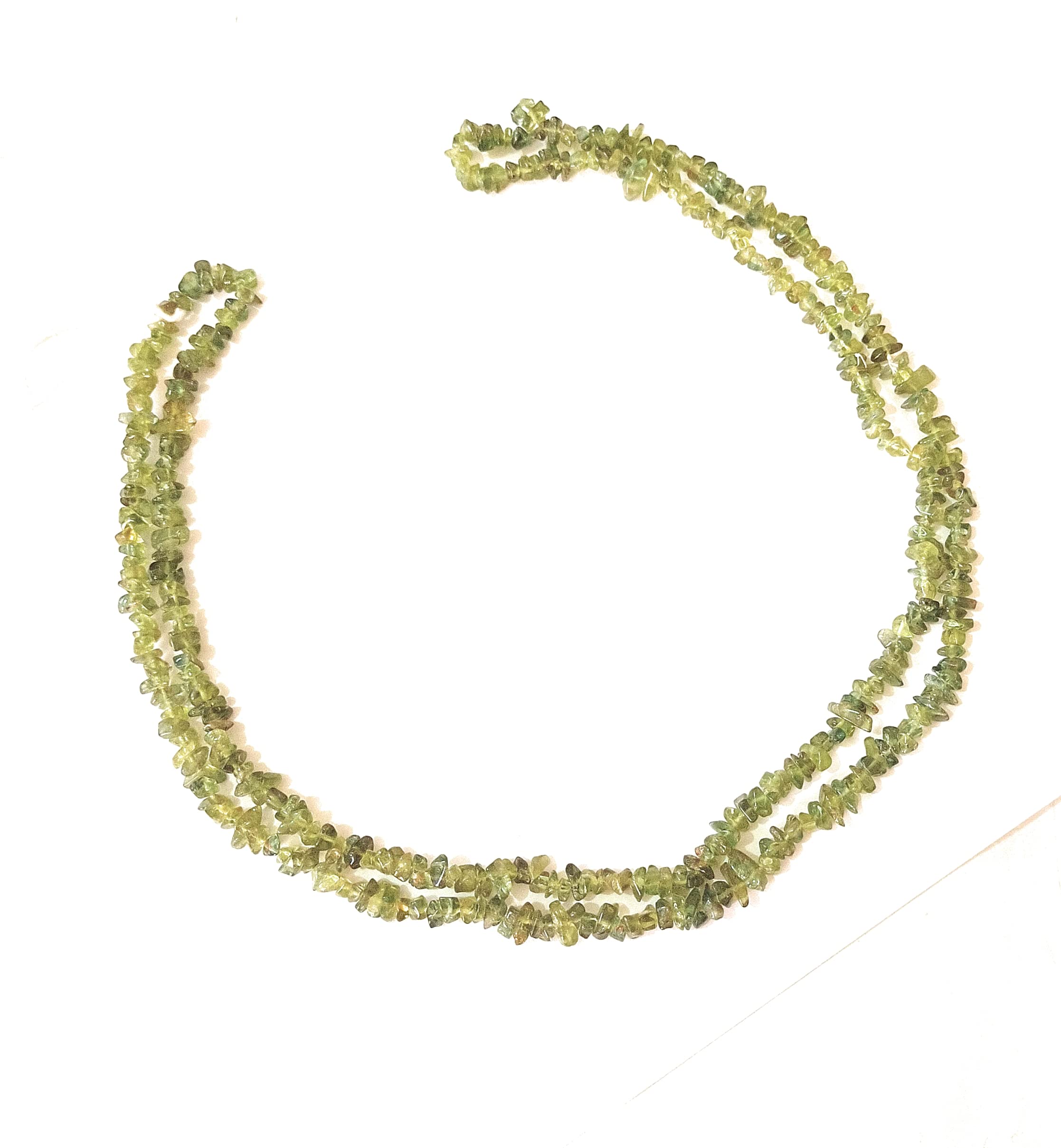 Apatite verte naturelle 150 carats pour remplacer les perles synthétiques ternes