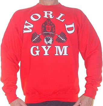 World Gym W801 Sweatshirt - Classic Logo XXL, Red