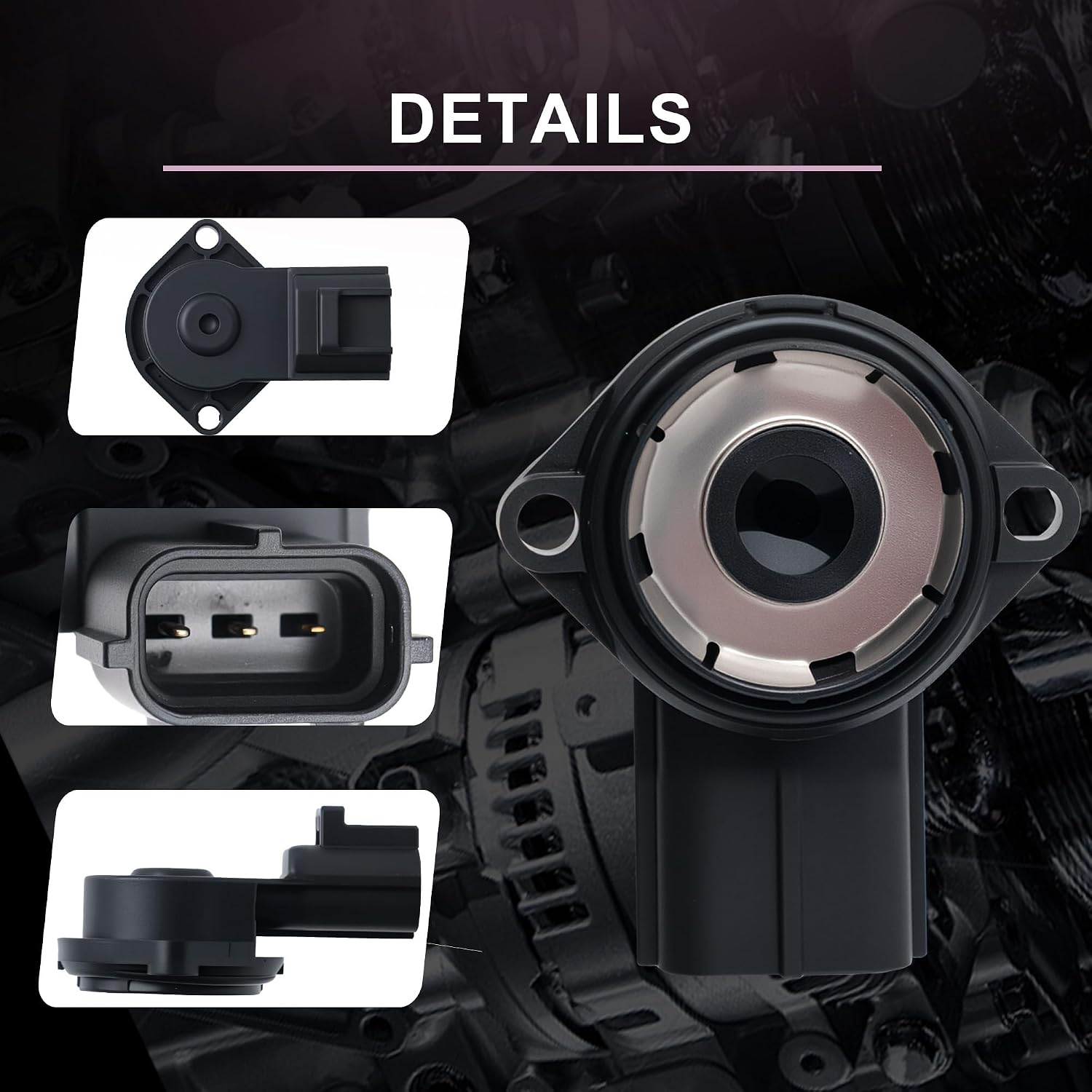 TPS Throttle Position Sensor 988F9B989BB Fit for Ford 2004-2008 Ecosport 2001-2008 Escape 2004-2010 Fiesta 2000-2007 Focus 2001-2004 Ka 2001-2006 Mondeo 2002-2011 Ranger,Fit for Mercury Mariner