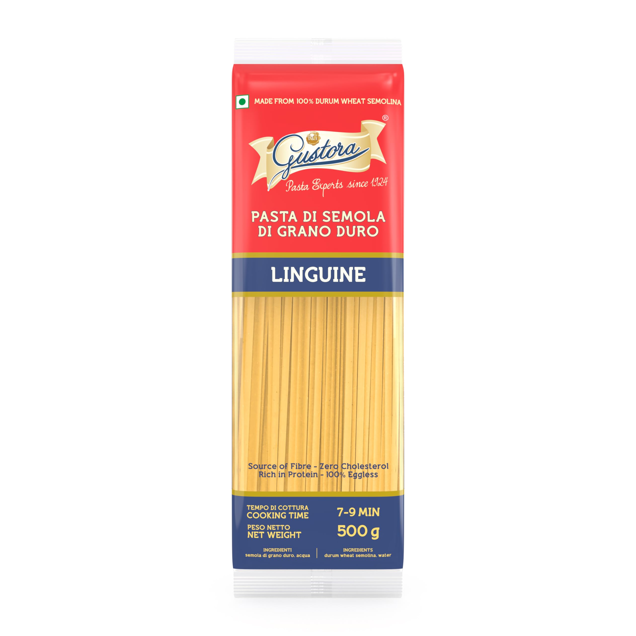 Durum Wheat Semolina Vegetarian Fibre Rich Linguine I Protein and Fiber Rich Vegetarian Long Pasta - 500 gm (B0CVL9MB57) Amazon Price History, Amazon Price Tracker