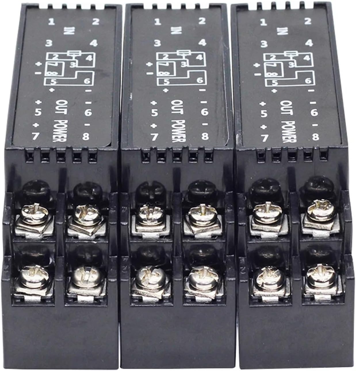 1pcs BSD-W Potentiometer Signal Converter Transmitter for 0-1k ohm/0-5k ohm/0-10k ohm Input 4-20mA 0-10V Output(0-2Kohm to 0-10V)