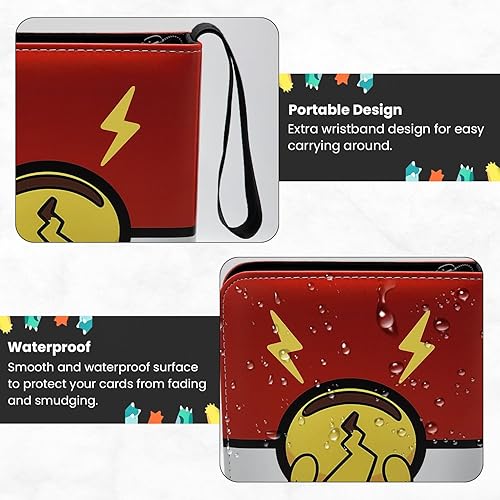 Miniatura 4 de Quest Binders - Carpeta para tarjetas coleccionables para 480 tarjetas, bolsillo de almacenamiento de 4 bolsillos, bolsillo portátil para