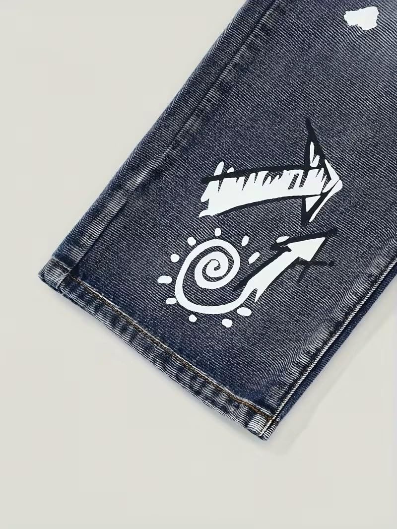 Jeans larghi da ragazza, gamba larga, jeans leggeri, Y2k, streetwear, per ragazze adolescenti, vita elasticizzata, hip hop, pantaloni casual per bambini, 6-16 anni