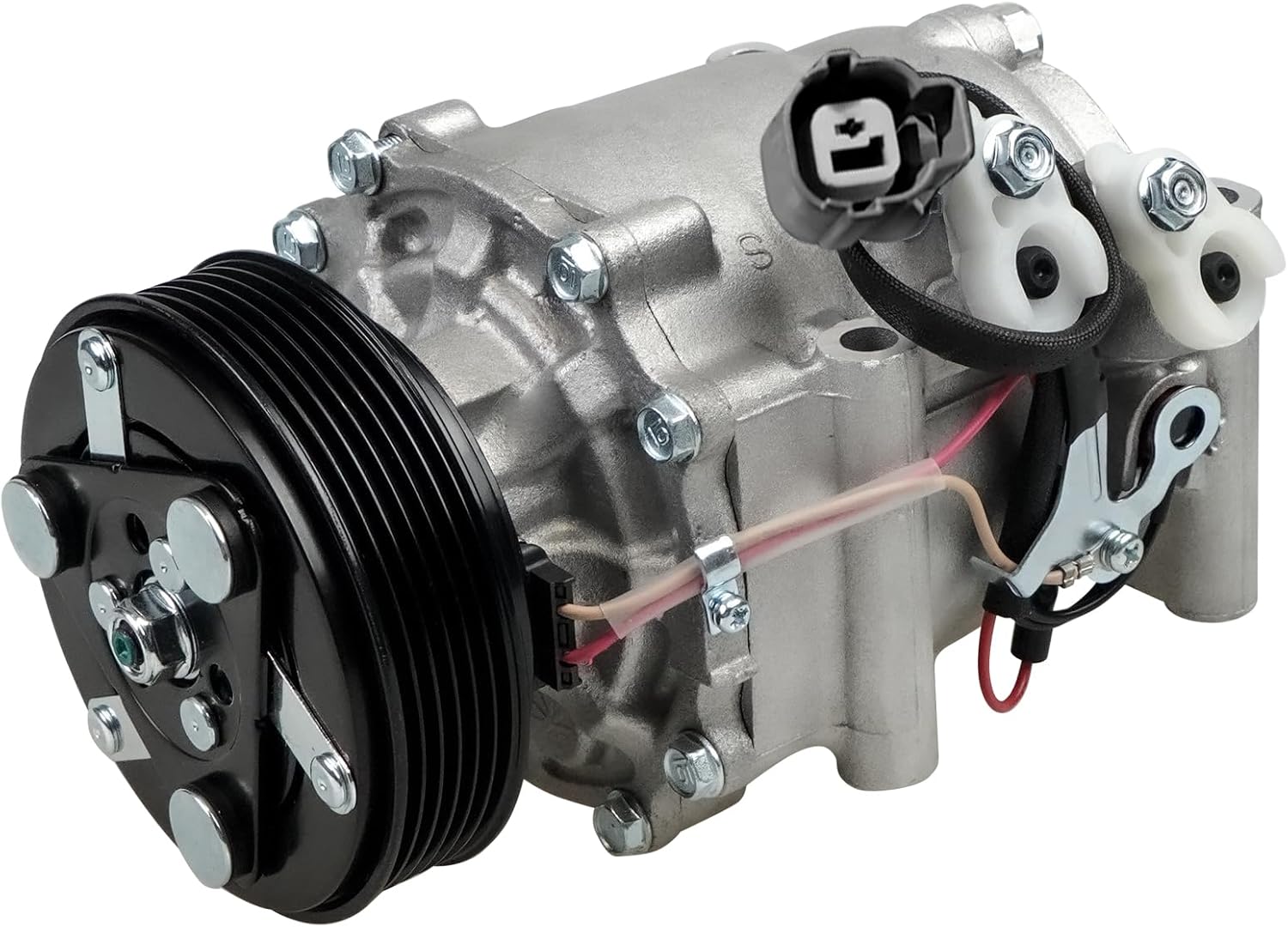 air conditioning ac compressor with clutch compatible with honda civic 1.7l 2002 2003 2004 2005 replacement for 38800plma021m2 38810plma12 1101116 1101147