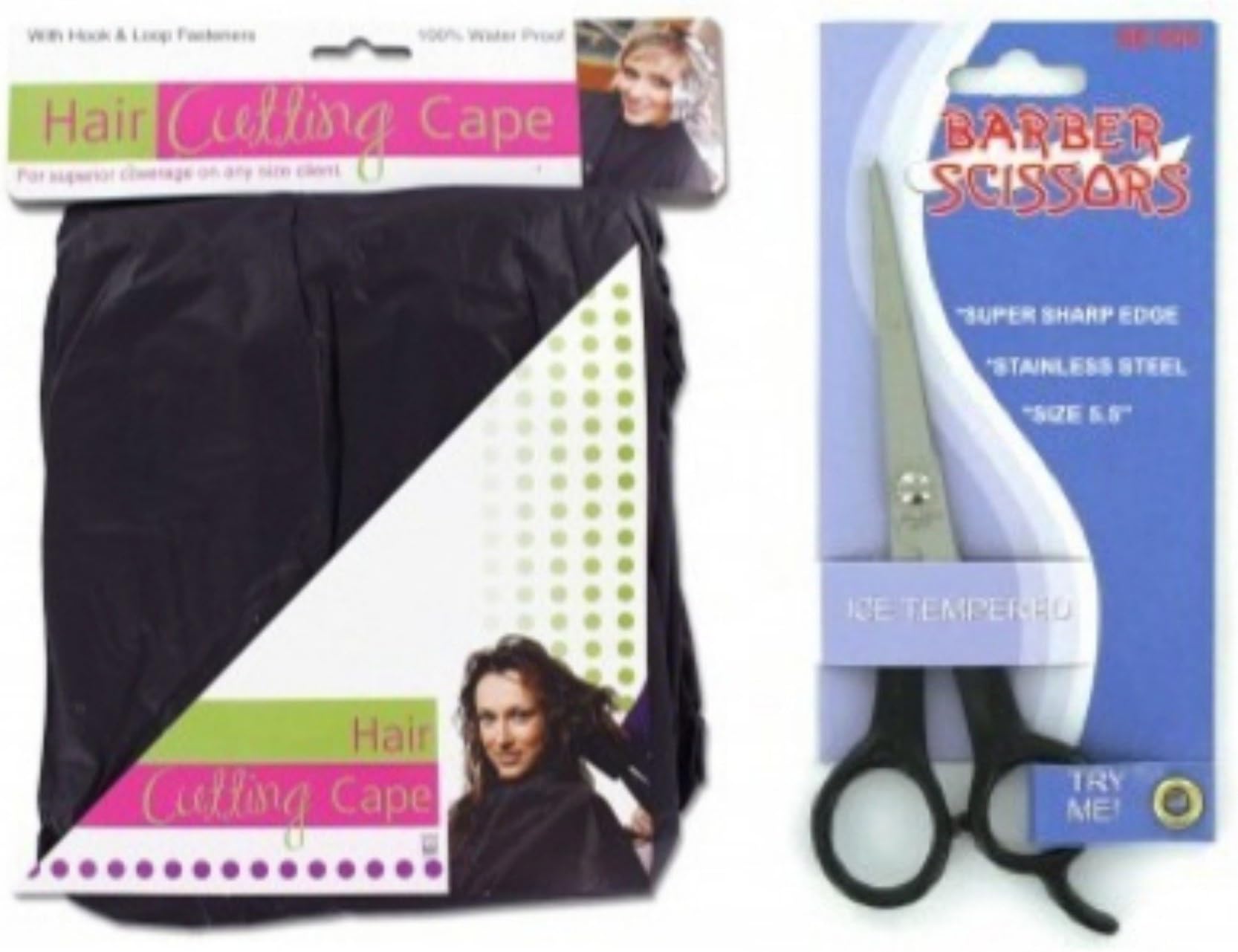Best Barber Cape and Styling Scissors Bundle