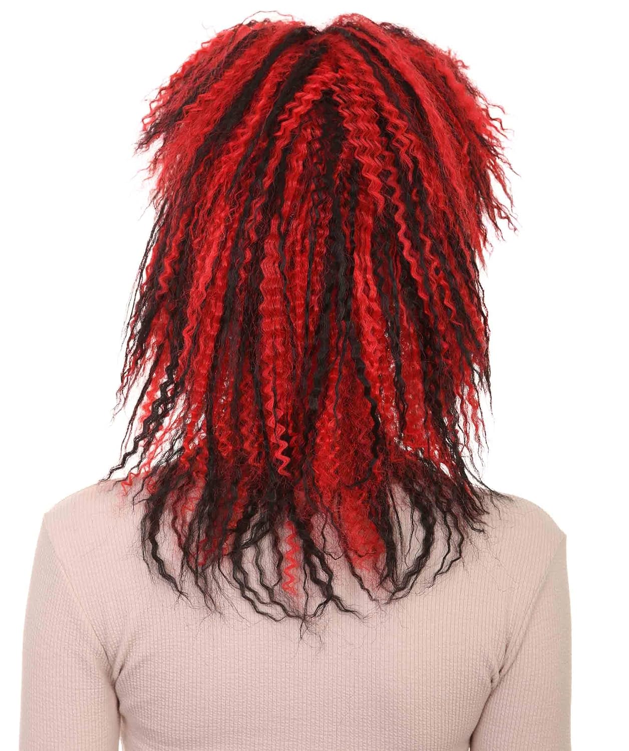 HPO Diabolist Black and Red Style Wig HW-1109