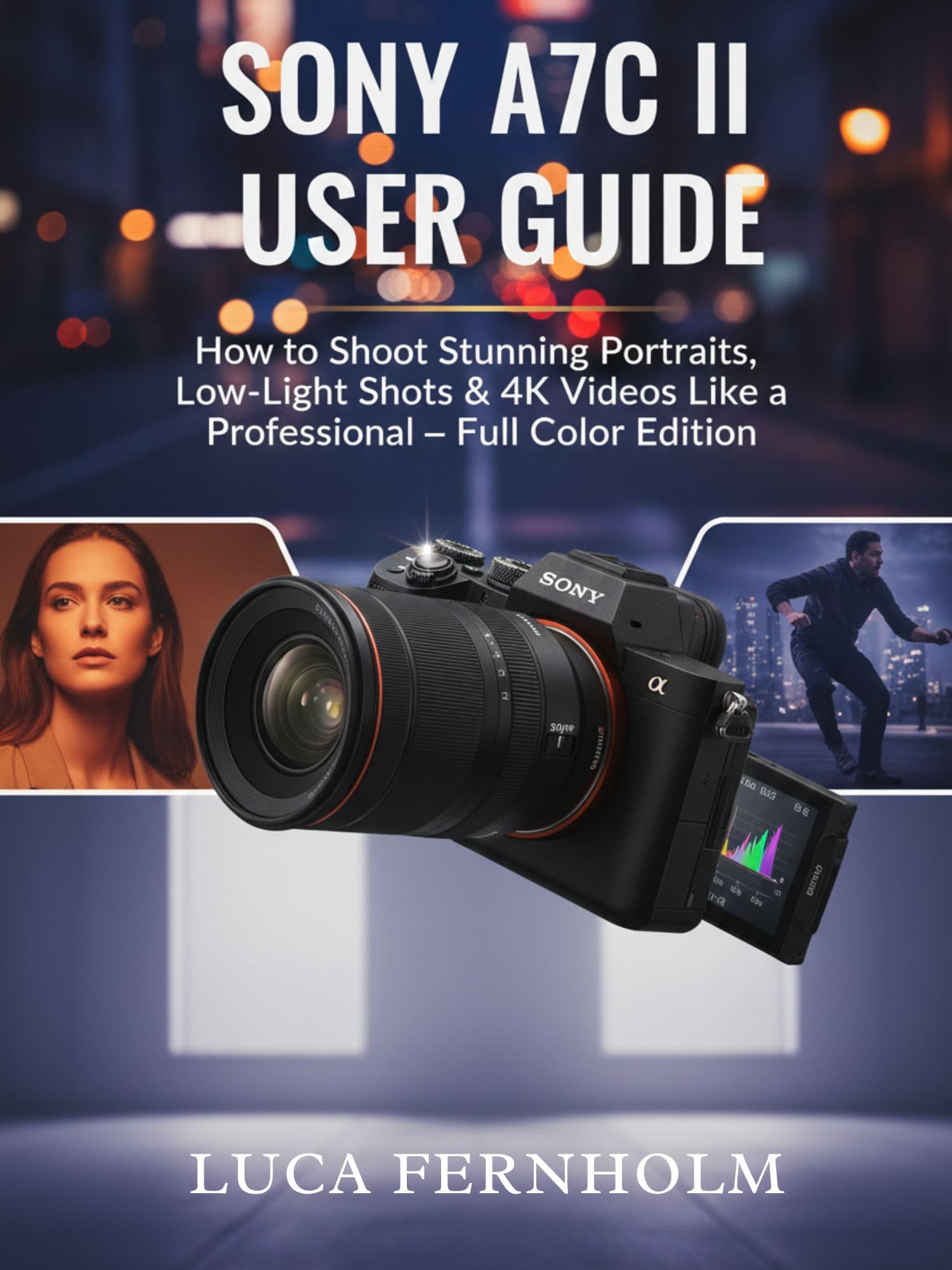 Livre Sony A7C II guide couleur pour maîtriser la photo basse lumière