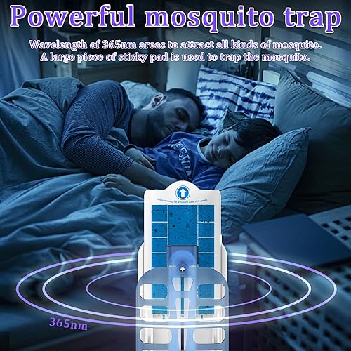 Miniatura 4 de FAADIG Trampa para moscas, trampa para moscas de interior, matamosquitos silencioso y seguro, trampa de frutas, trampa para mosquitos, trampa