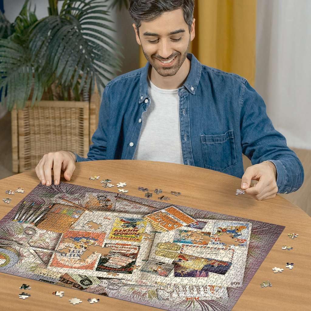 Ravensburger 1000 Piece Mickey Moments Puzzle for Adults & Kids Aged 14+, Disney, Yellow, Intermediate, 69.90 cm x 49.70 cm