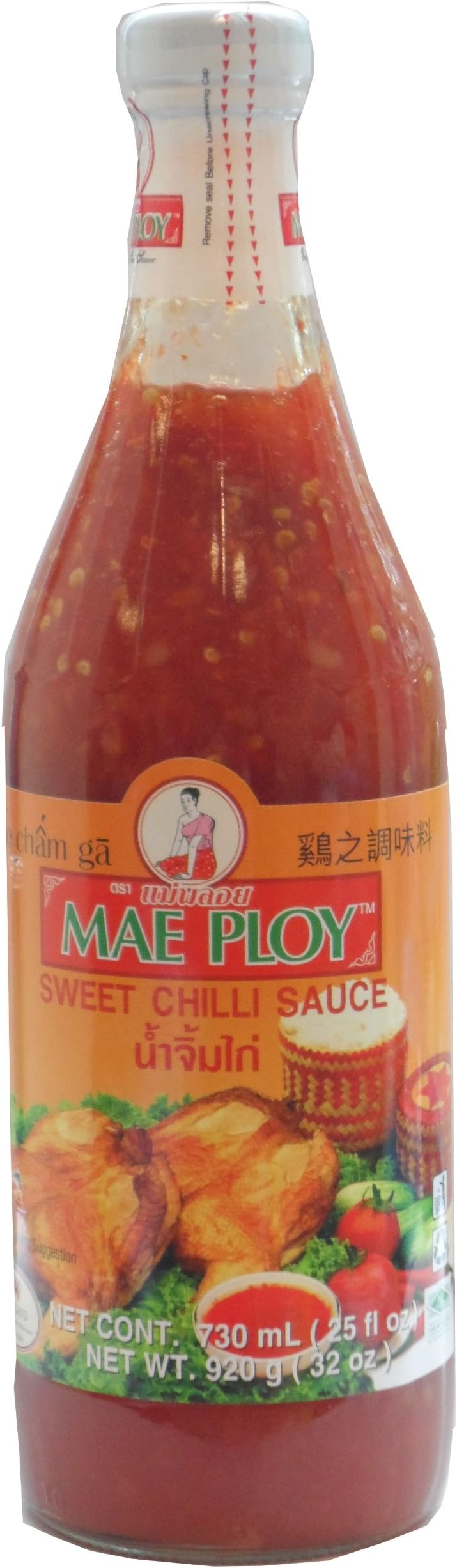 Mae Ploy Sweet Chilli Sauce 730 ml (Pack of 4)