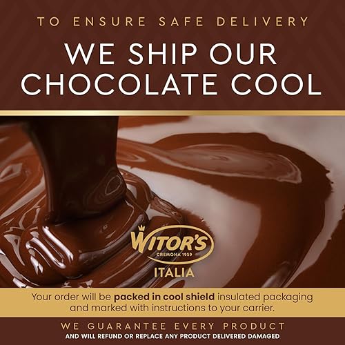 Miniatura 3 de Witor's Chocolates, trufas de chocolate Cuore con relleno cremoso, trufas italianas, fabricadas en Italia, perfectas para regalar (5.11 onzas,