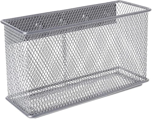 Miniatura 3 de Caja de almacenamiento de cesta magnética de malla de alambre para refrigerador, organizador de maquillaje de pluma