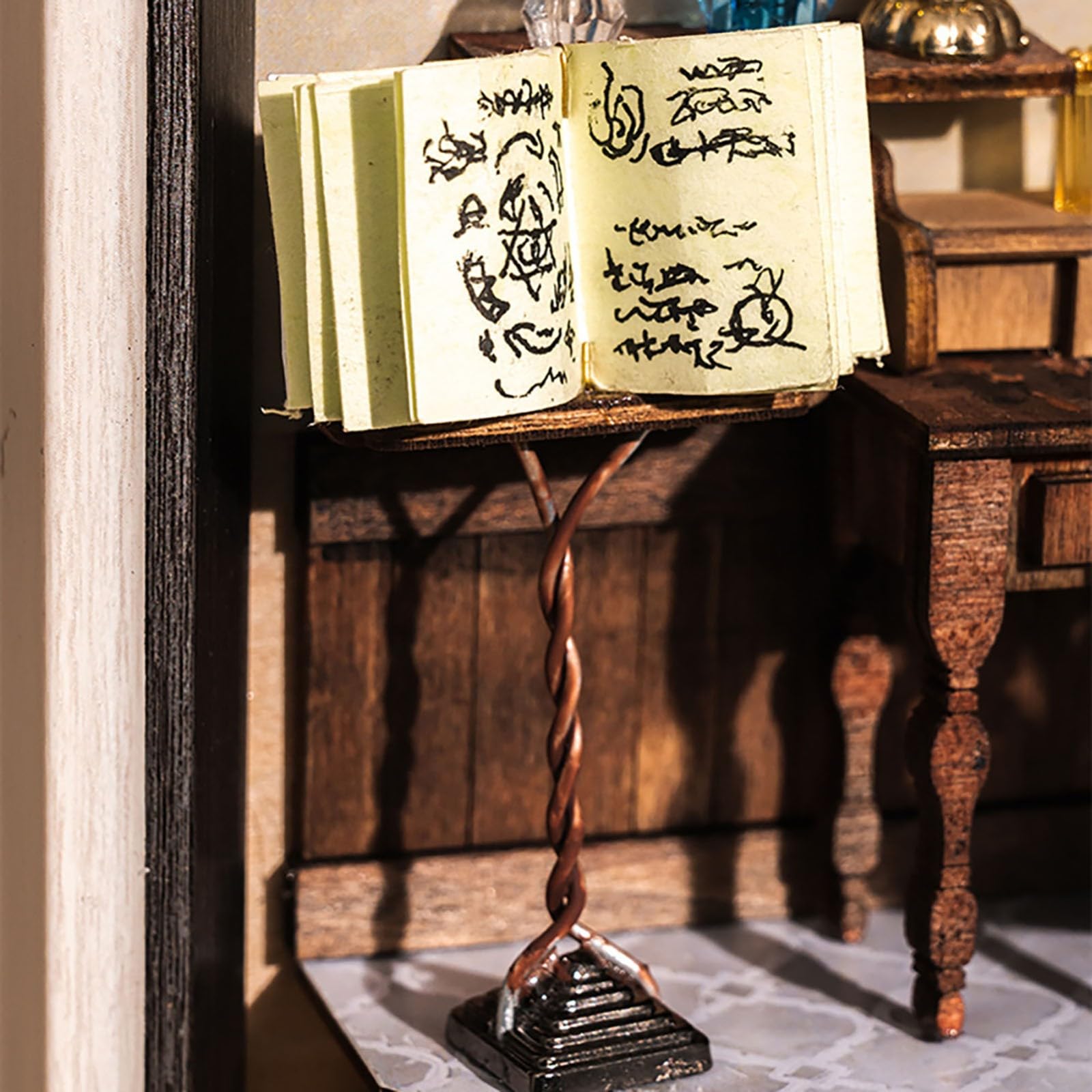 DIY drewniany domek dla lalek, zestaw miniaturowy, wyposażony w osłonę przeciwpyłową i oświetlenie LED, wykwintny miniaturowy domek dla lalek, ćwiczenia, ręczne wykonanie, umiejętności, na romantyczny