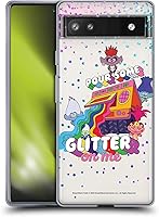 Vista 1 de Head Case Designs Officially Licensed Trolls World Tour Glitter Print Key Art Soft Gel Case Compatible with Google Pixel 6a