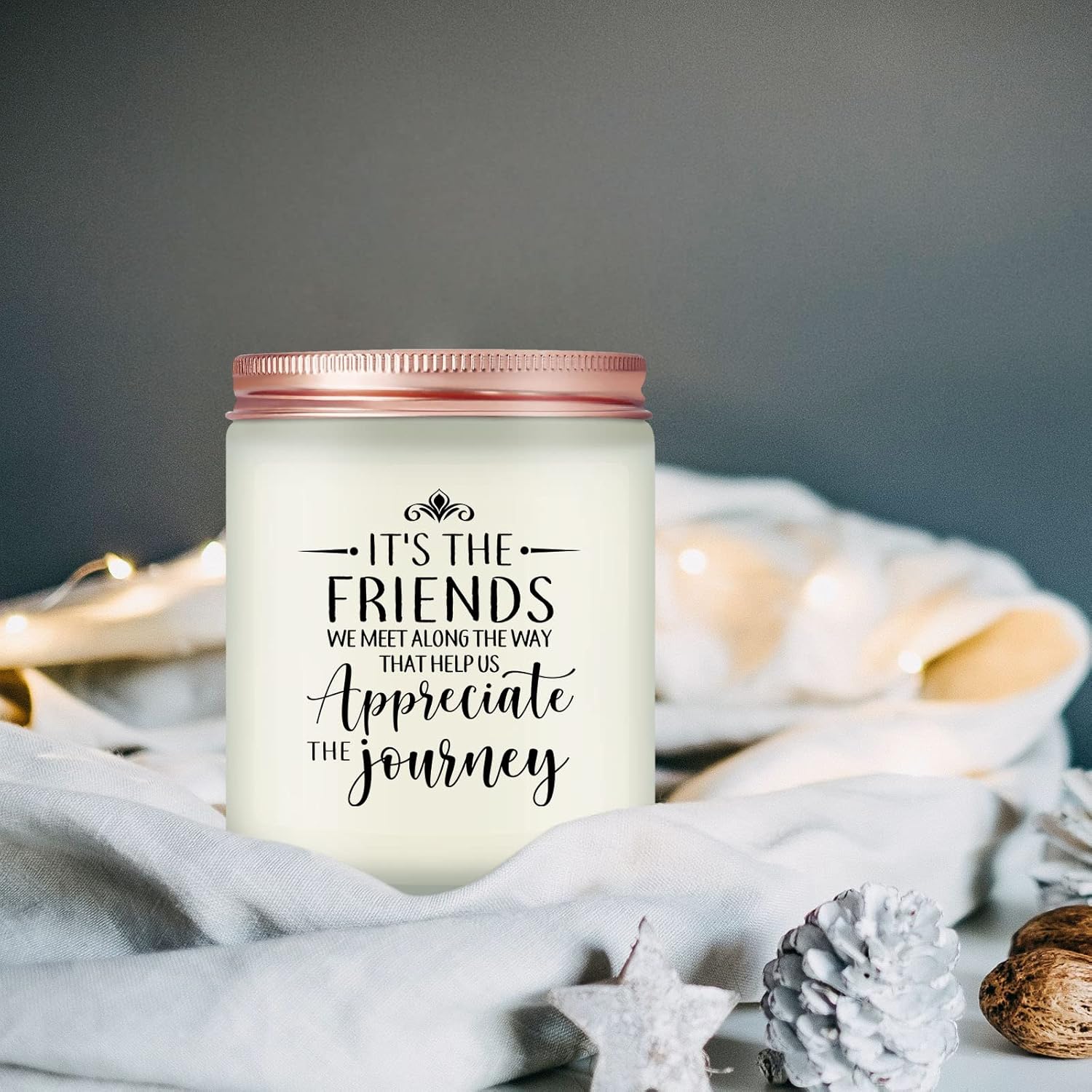 Best Friend Birthday Gifts for Women - Best Friend Candles with Sayings - Christmas, Friendship Gifts - Lavender Scented Candles - Image 8