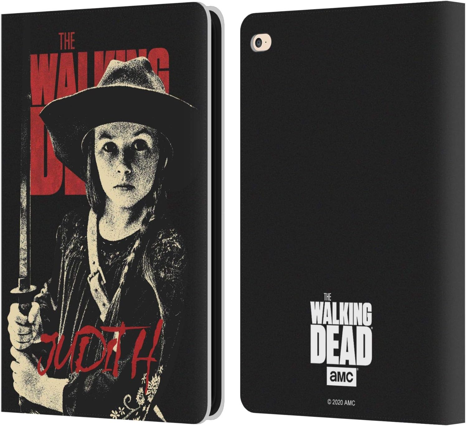 Head Case Designs Officially Licensed AMC The Walking Dead Judith Season 10 Character Portraits Leather Wallet Case Compatible with Apple iPad Air 2 (2014)