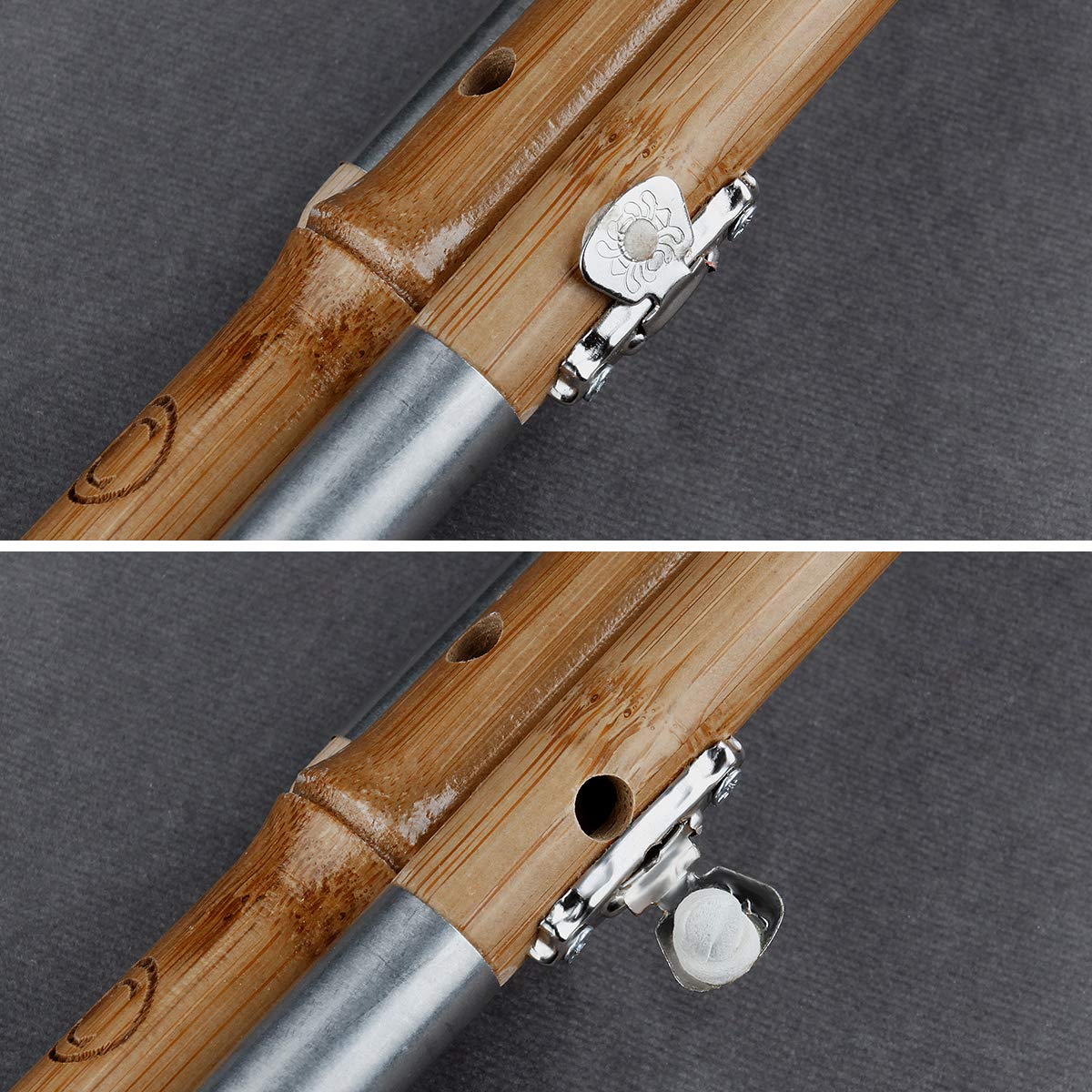 Clé b-Flat Hulusi Instrument de Musique Traditionnel Bambou Cucurbit Flûte à Vent