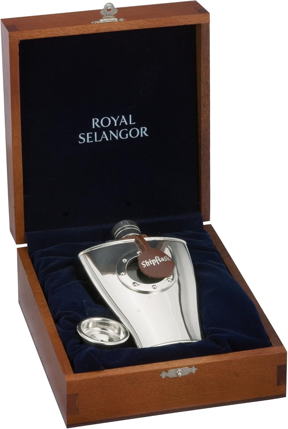 Royal Selangor 014406RG Shipflask Hipflask in Giftbox, 5 oz, Pewter