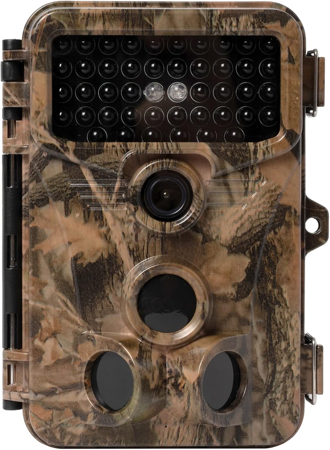 Trail Camera - 1080P 20MP Hunting Game Camera with 120° Wide-Angle Motion Sensor No Glow IR Night Vision Motion Activated, 0.2S Trigger Speed 2.4” LCD IP66 Waterproof Surveillance & Security Camera