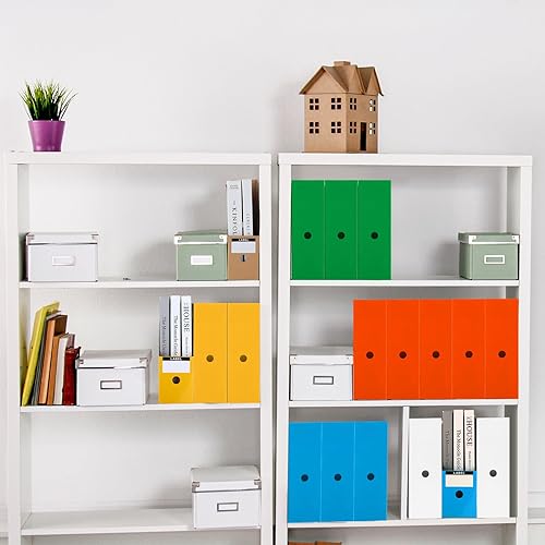 Miniatura 5 de 50 piezas de cartón para revistas, archivador de revistas, caja de almacenamiento de documentos, organizador de archivos de revistas con 50