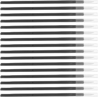 COHEALI 200pcs Fine Tip Eyeliner Brushes with Caps - Precision Applicator Pens for Sharp Eye Makeup, Portable Set for Beginners & Pros