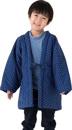 WATANOSATO Boys&Girls Dobby HANTEN Kimono Style Jacket