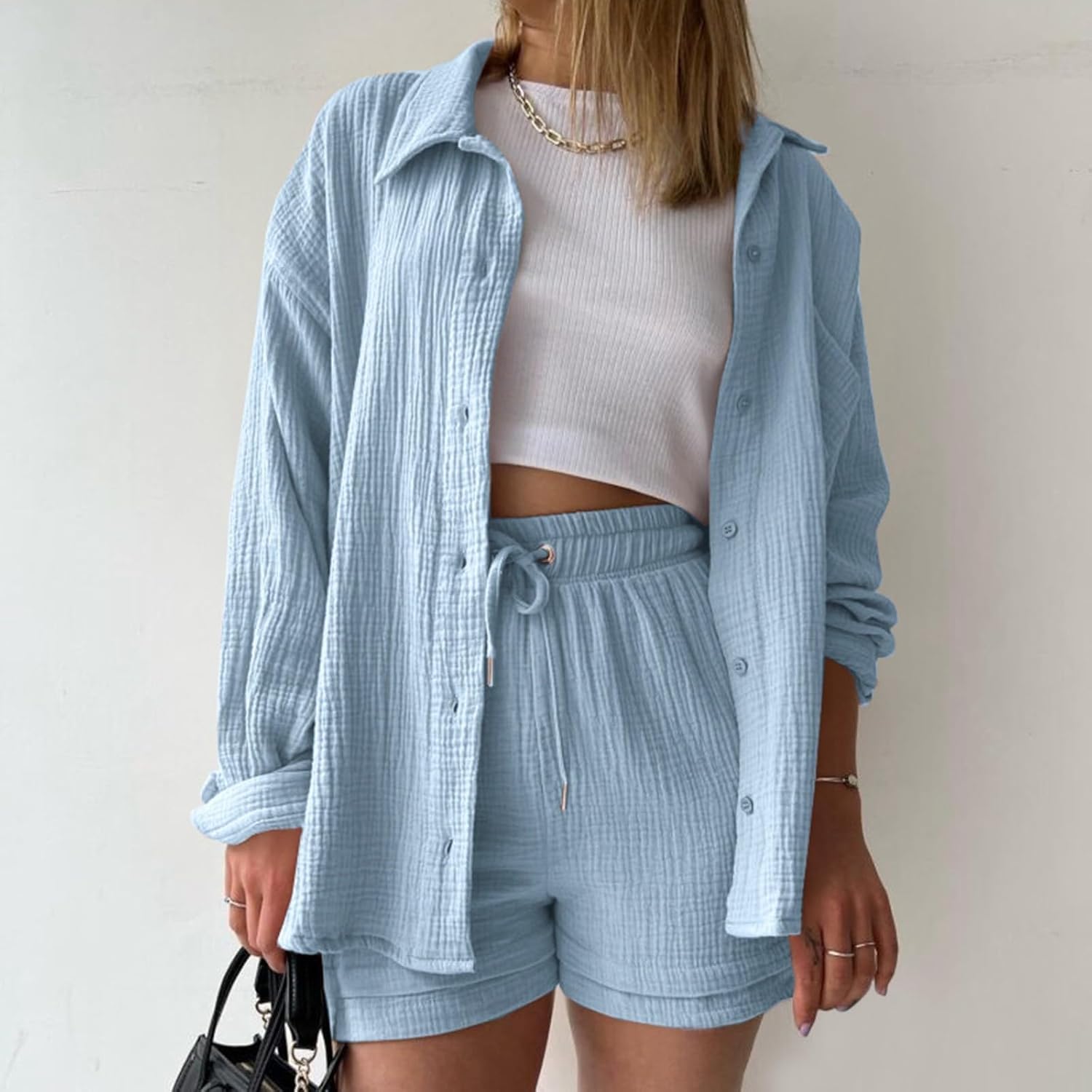 2-Piece Cotton Linen Tracksuit