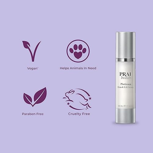 Miniatura 5 de PRAI Beauty Platinum Serum and Creme Duo - Suero facial profundamente hidratante, antienvejecimiento y crema facial - Platino rico en antioxidantes