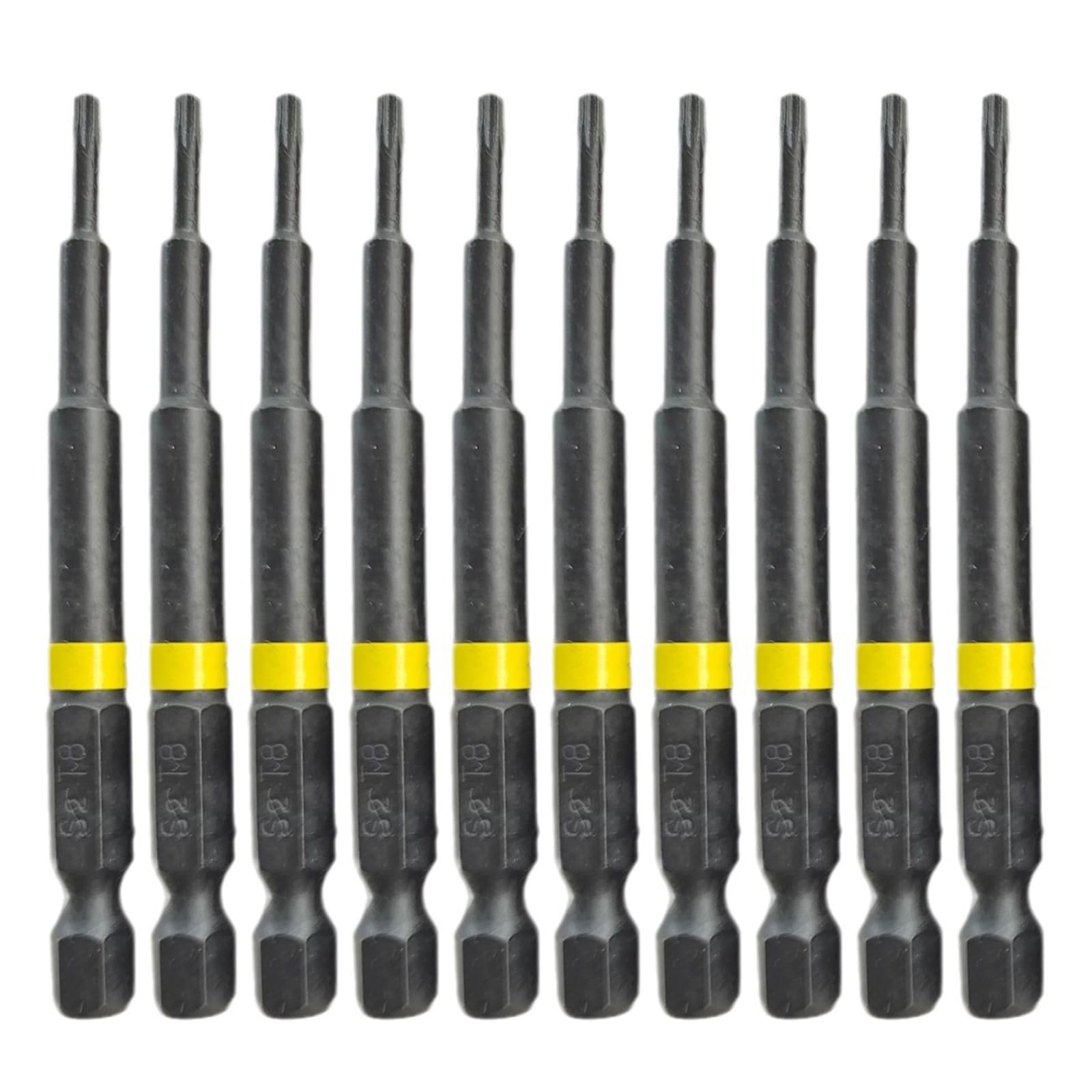 10Pcs High Torques Star Bit Screwdriver Bit, Suitable for DIYer Projects and Professional Use with Various Size Screwdriver