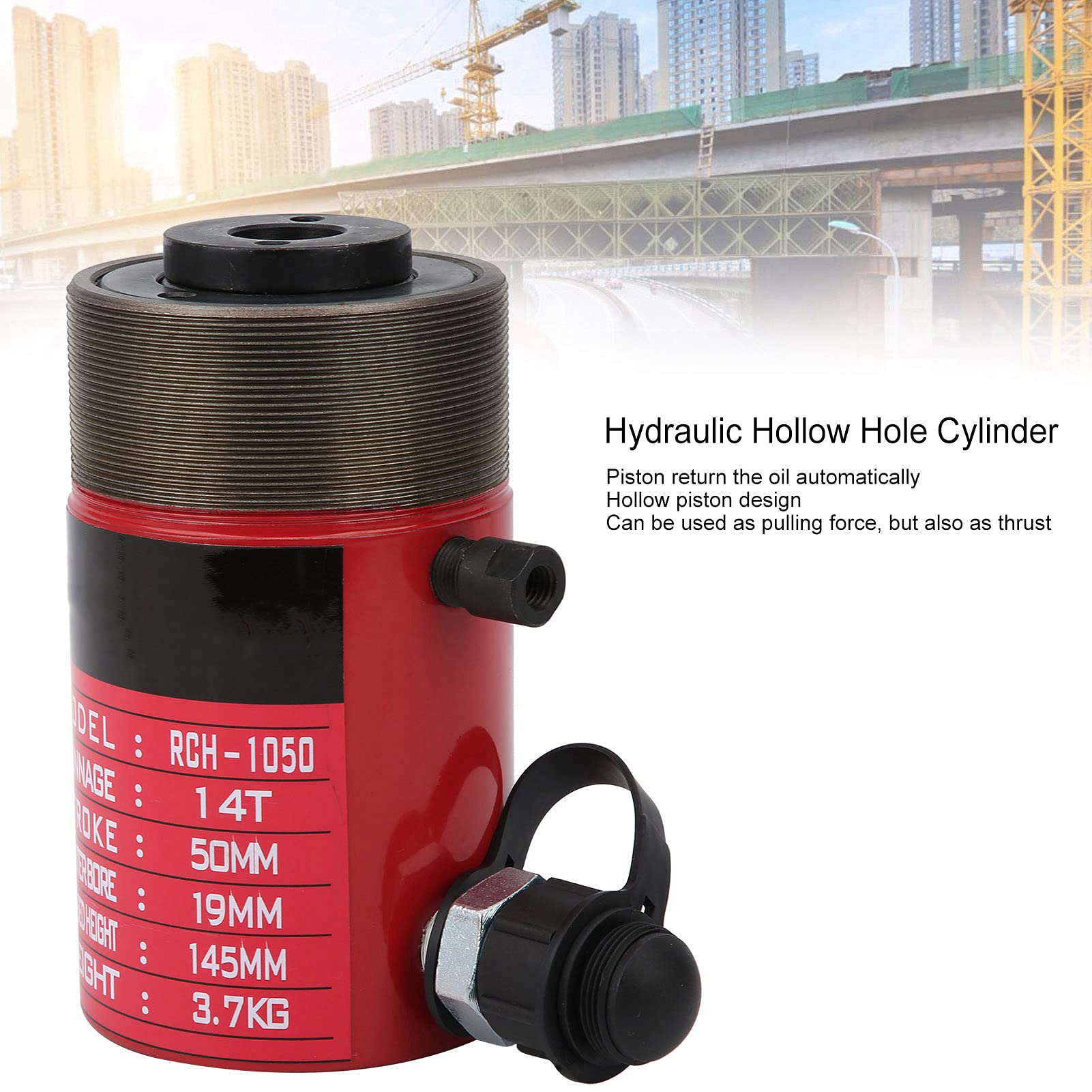 Cilindro Hidráulico, Material de Acero 45#, Capacidad de Carga Duradera de 14t para Aplicaciones de Energía y Construcción Naval
