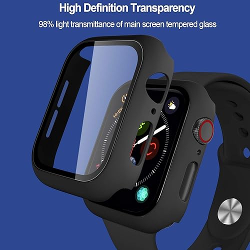 Miniatura 2 de Charlam Funda compatible con Apple Watch de 1.654 pulgadas, iWatch Series 3, 2, 1 con protector de pantalla, protector delgado, cobertura completa,