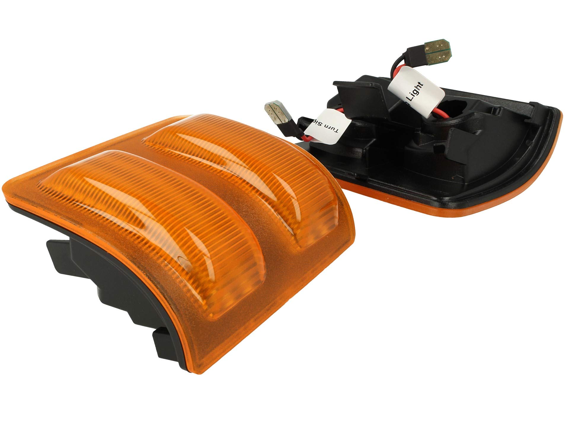 CARALL Kit Freccia Laterale a Led Side Marker Dinamica Lente Arancione 12V 5W