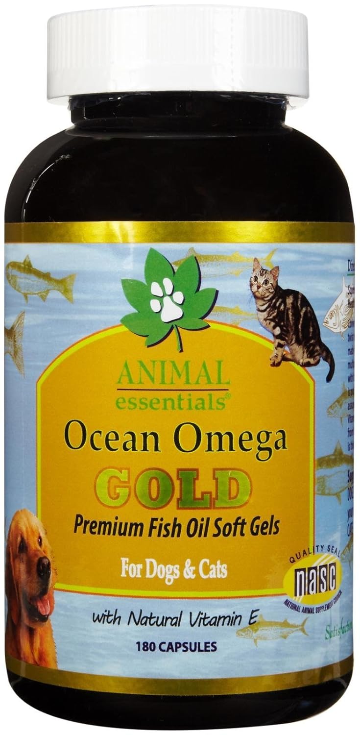Animal Essentials Ocean Omega Gold For Dogs and Cats 180 Ct Amazon