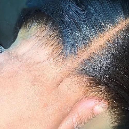 Miniatura 6 de Pelucas cortas rizadas Bob de cabello humano para mujeres negras, 13 x 4 HD transparente, pelucas Bob previamente despuntadas con cabello de bebé,