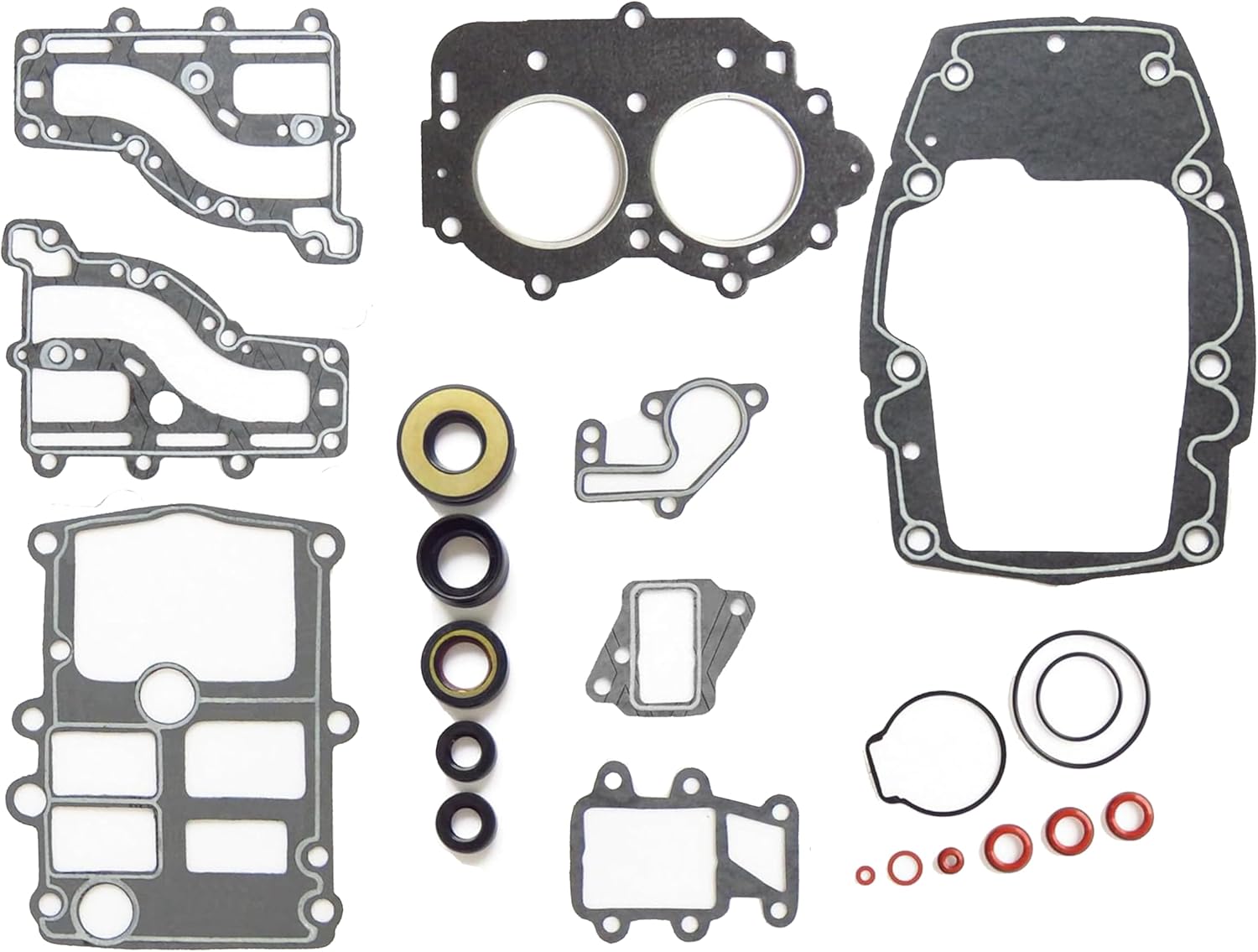 682-W0001-02, 682-W0001-03 Power Head Gasket Kit Replacement for Yamaha Outboard 9.9HP 15 HP