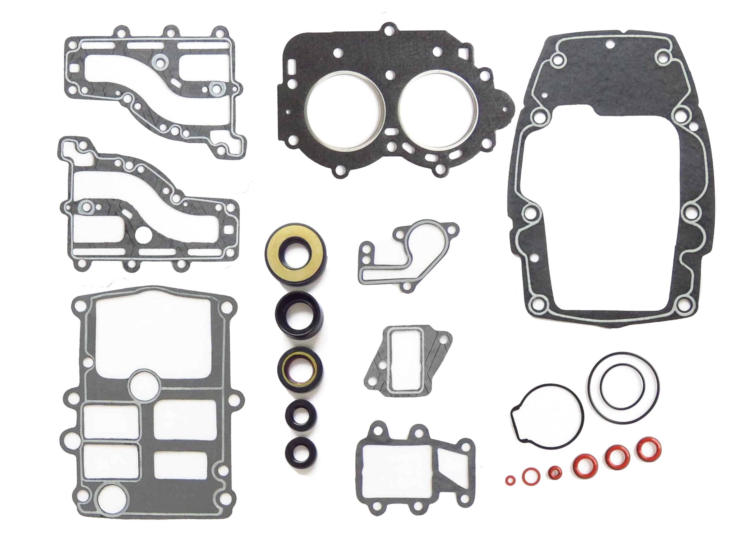 Power Head Dichtungssatz 682-W0001-02, 682-W0001-03 kompatibel mit Yamaha Außenborder 9,9 PS 15 PS