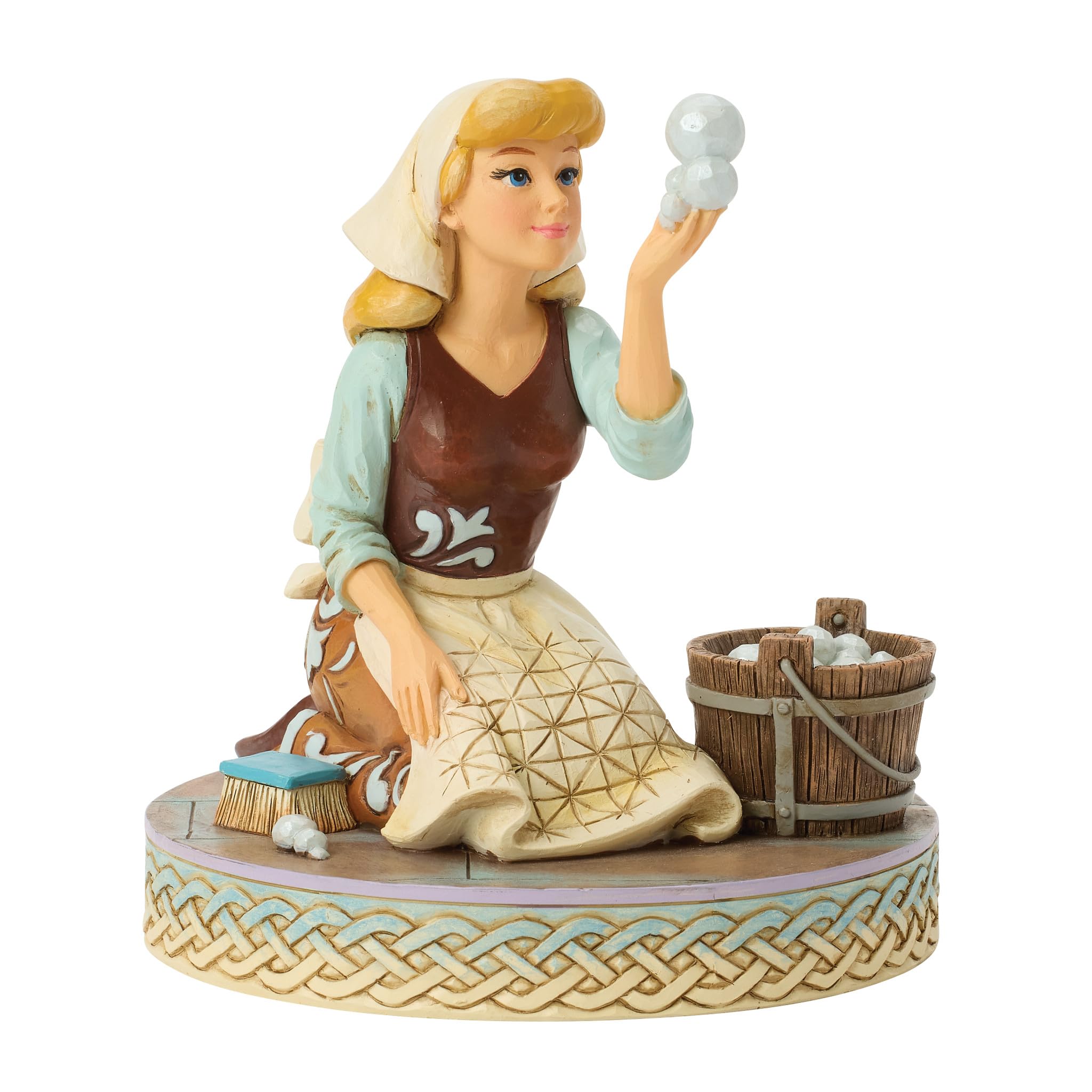 Enesco Disney Traditions by Jim Shore - Statuetta di Cenerentola, 13 cm, multicolore