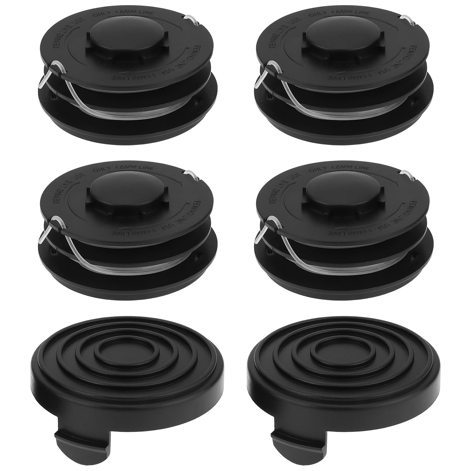 Create Idea 2Sets Spool Line Cover With Spools 3405685 Compatible With Aldi Gardenline Grass Trimmer