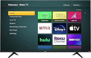 Hisense 40-Inch Class H4 Series LED Roku Smart TV with Alexa Compatibility (40H4F, 2020 Model)