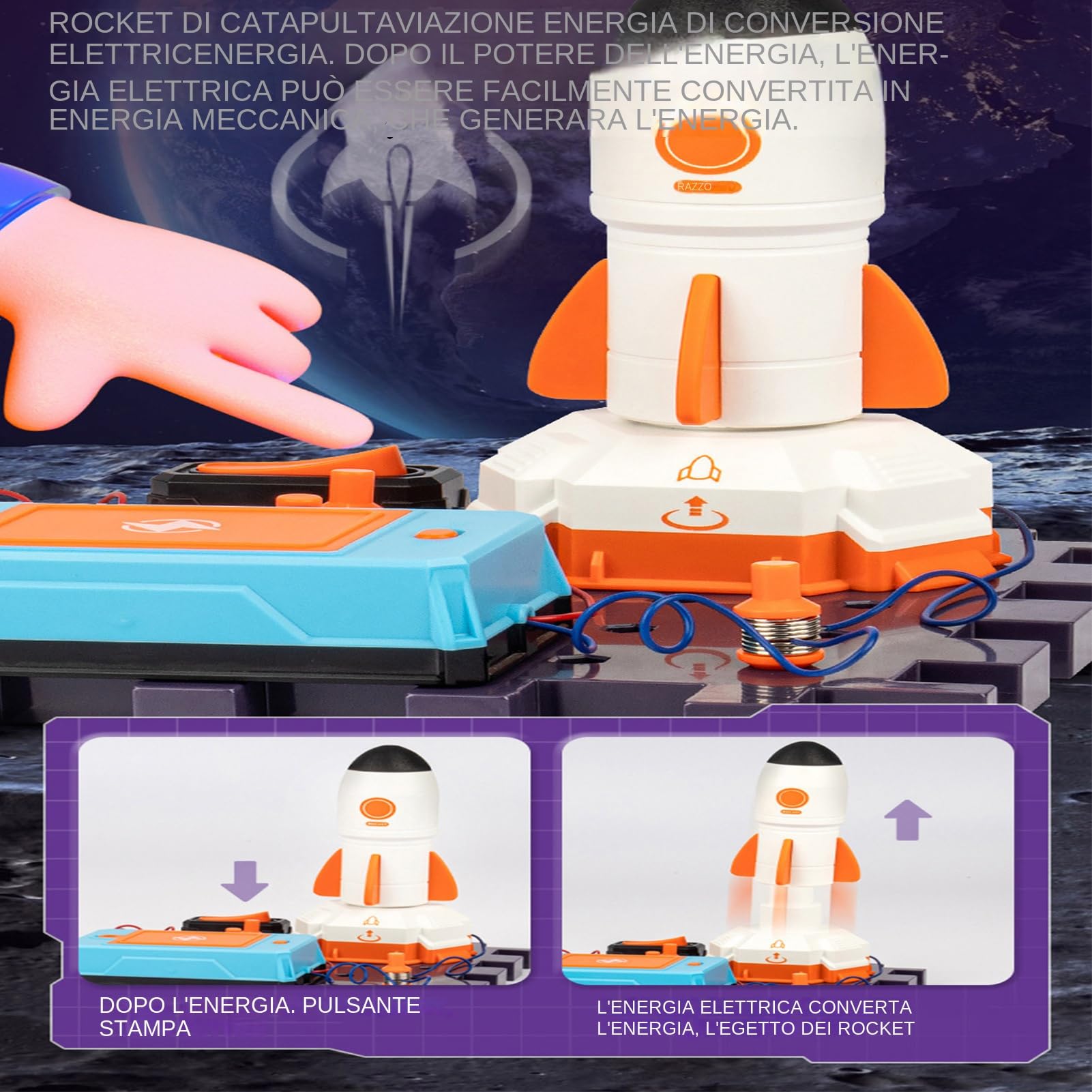 Kit per Esperimenti di Circuiti Laboratorio di Esperimenti Scientifici | Giocattoli Educativi 7-14 Anni con Costruzione Fisica