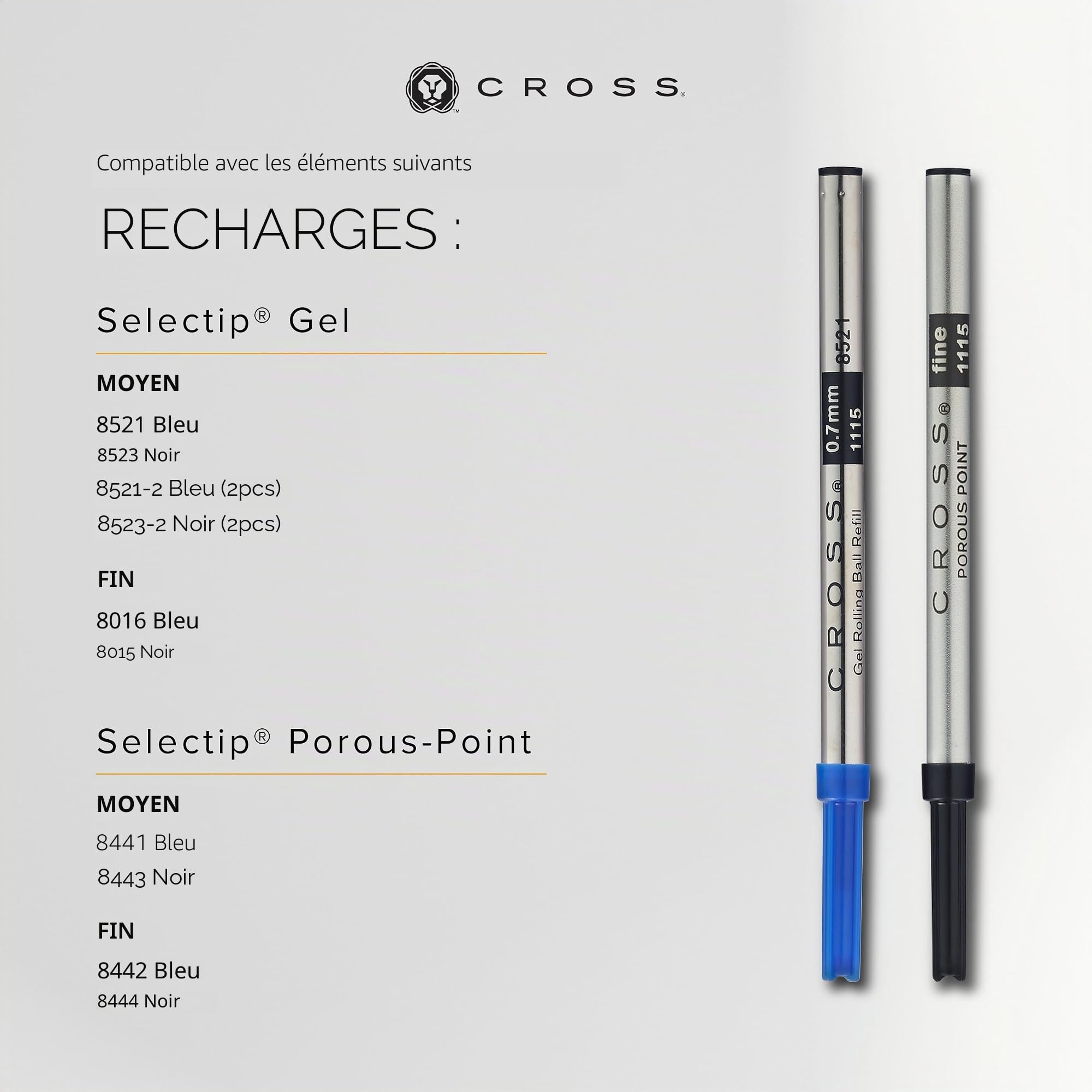 Cross Wanderlust Stylo Stylo roller Malte.
