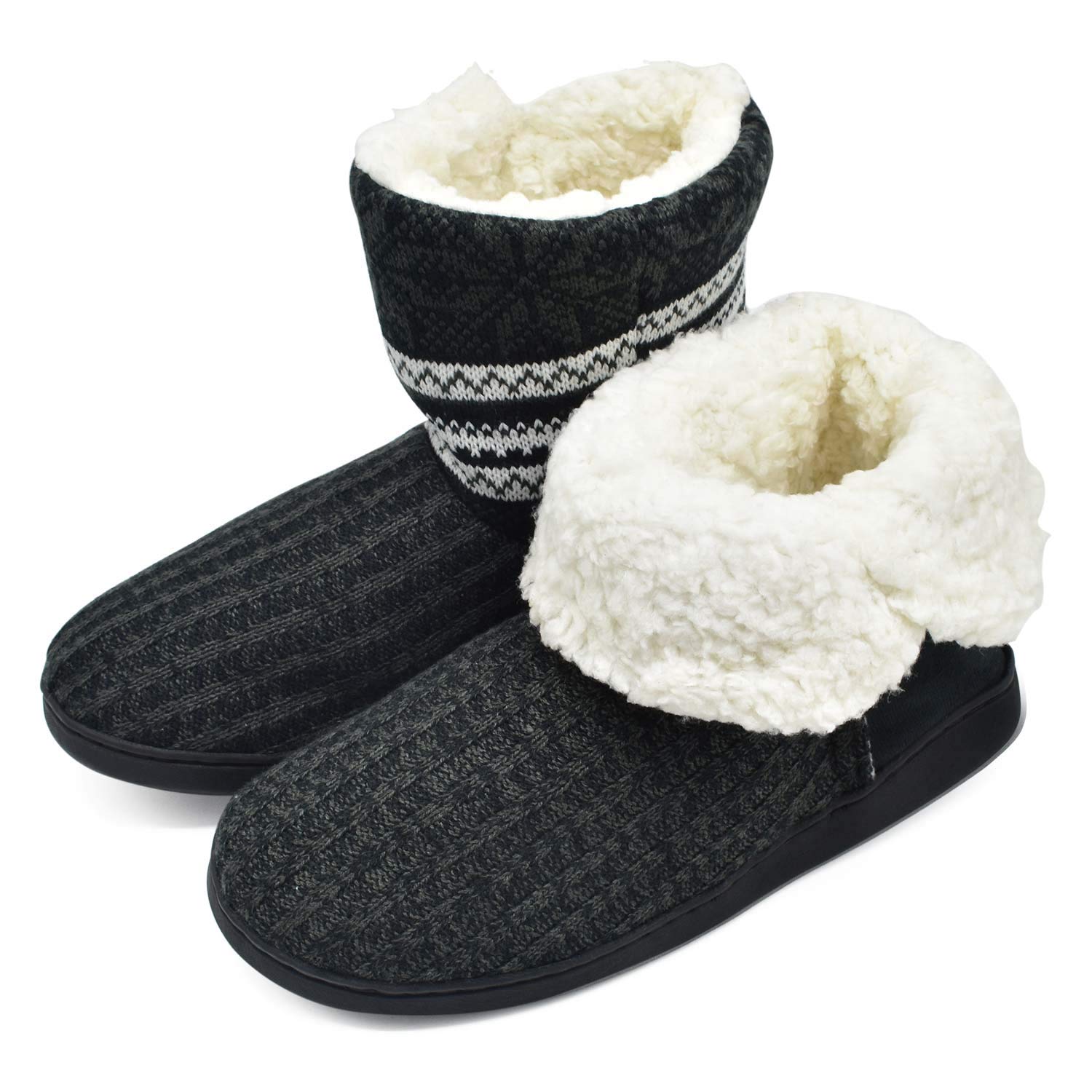 bootie slippers with rubber soles