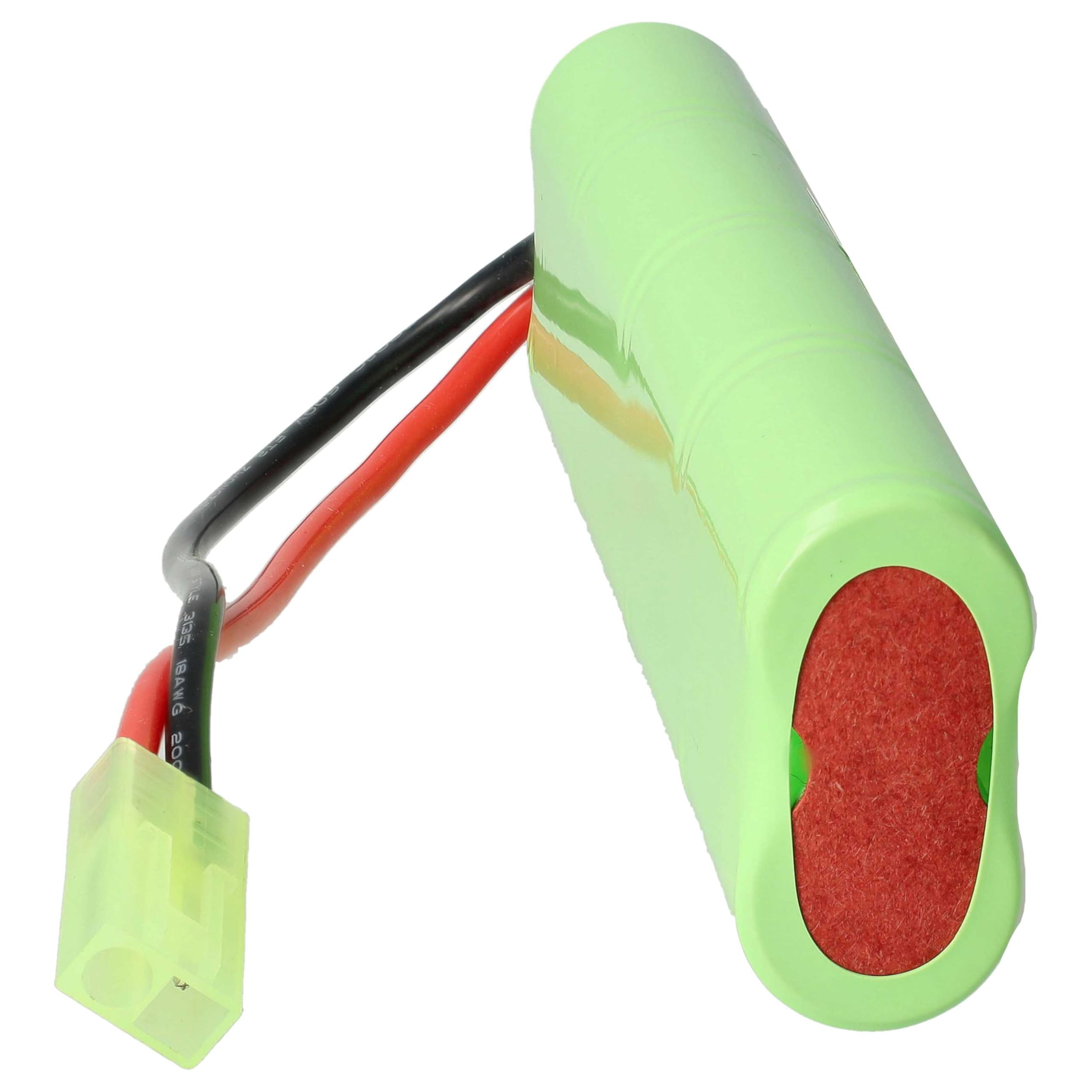 vhbw 1x Batterie Compatible avec Airsoft Guns MP5A5, MC51, Steyr Pistolet Airsoft (1500mAh, 9,6V, NiMH)