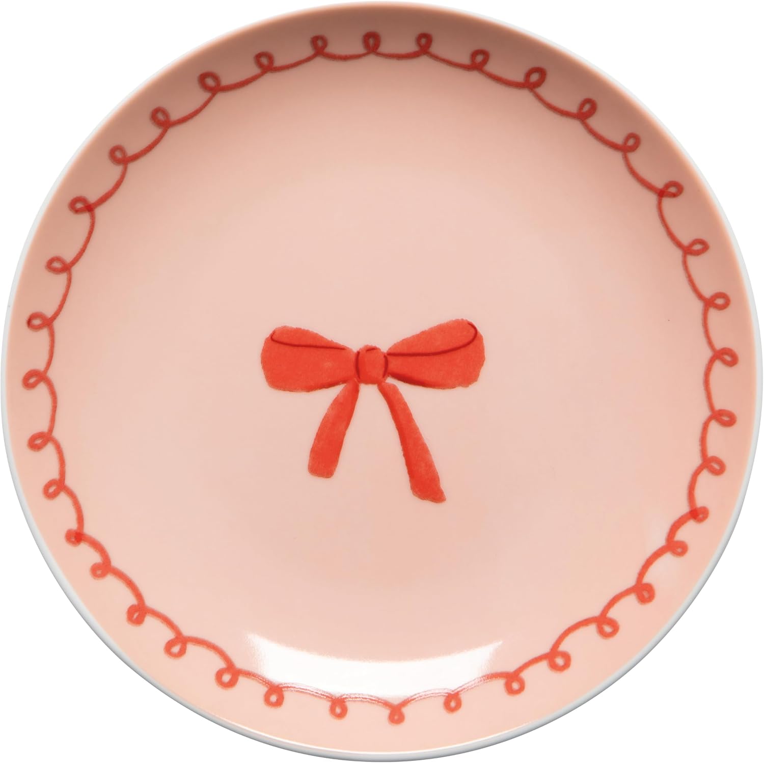 Jubilee Bowtique Porcelain Appetizer Plates, Set of 4