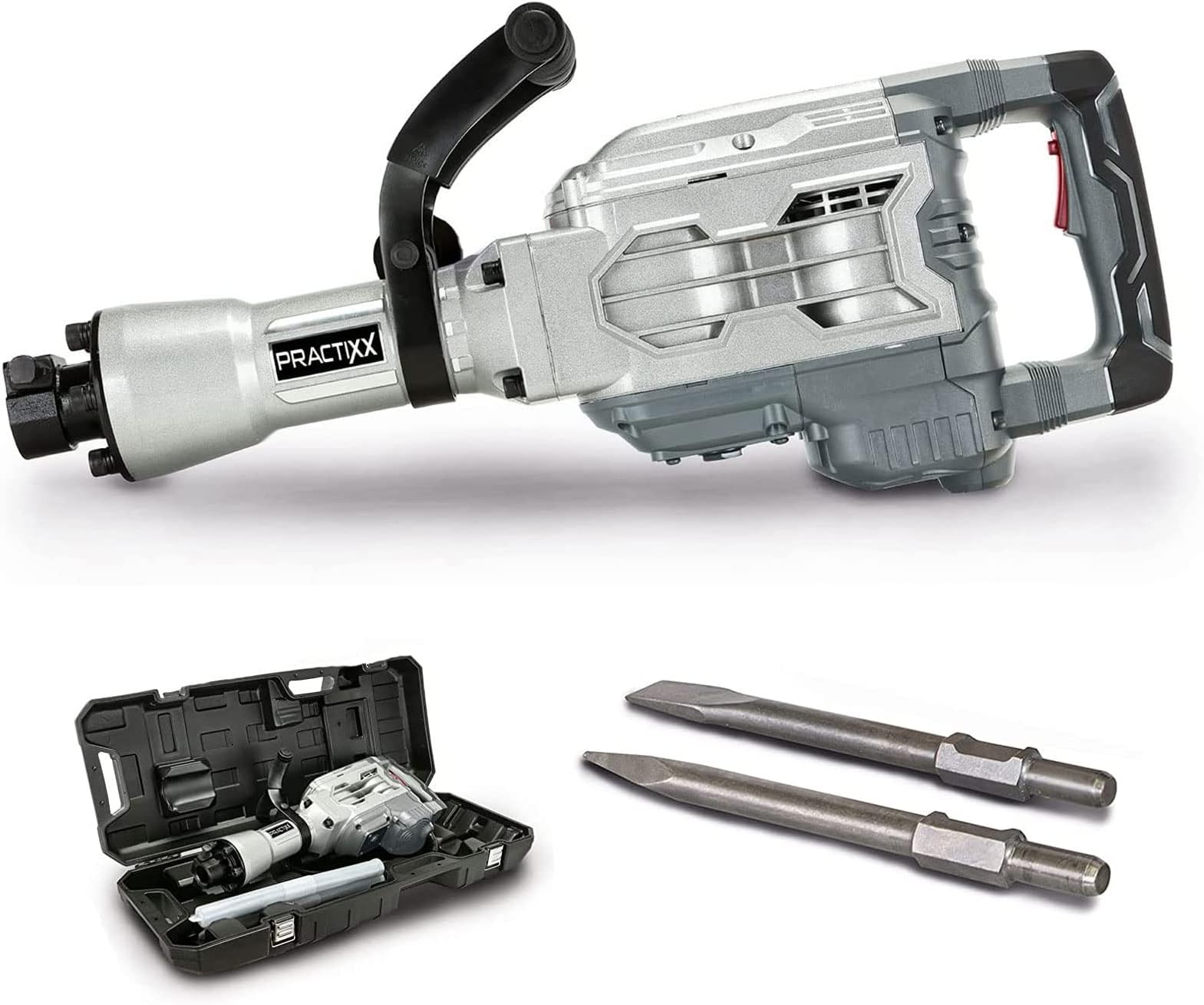 Kraft Werkzeuge Stemm Und Abbruchhammer 1700 W Meister Stemm- und Abbruchhammer 1700 W, MDH1700-1 - SDS-Hex Aufnahme
